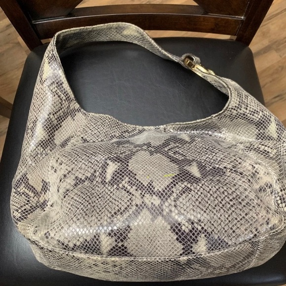 Michael KORS Python Leather Hobo Bag - Picture 3 of 10